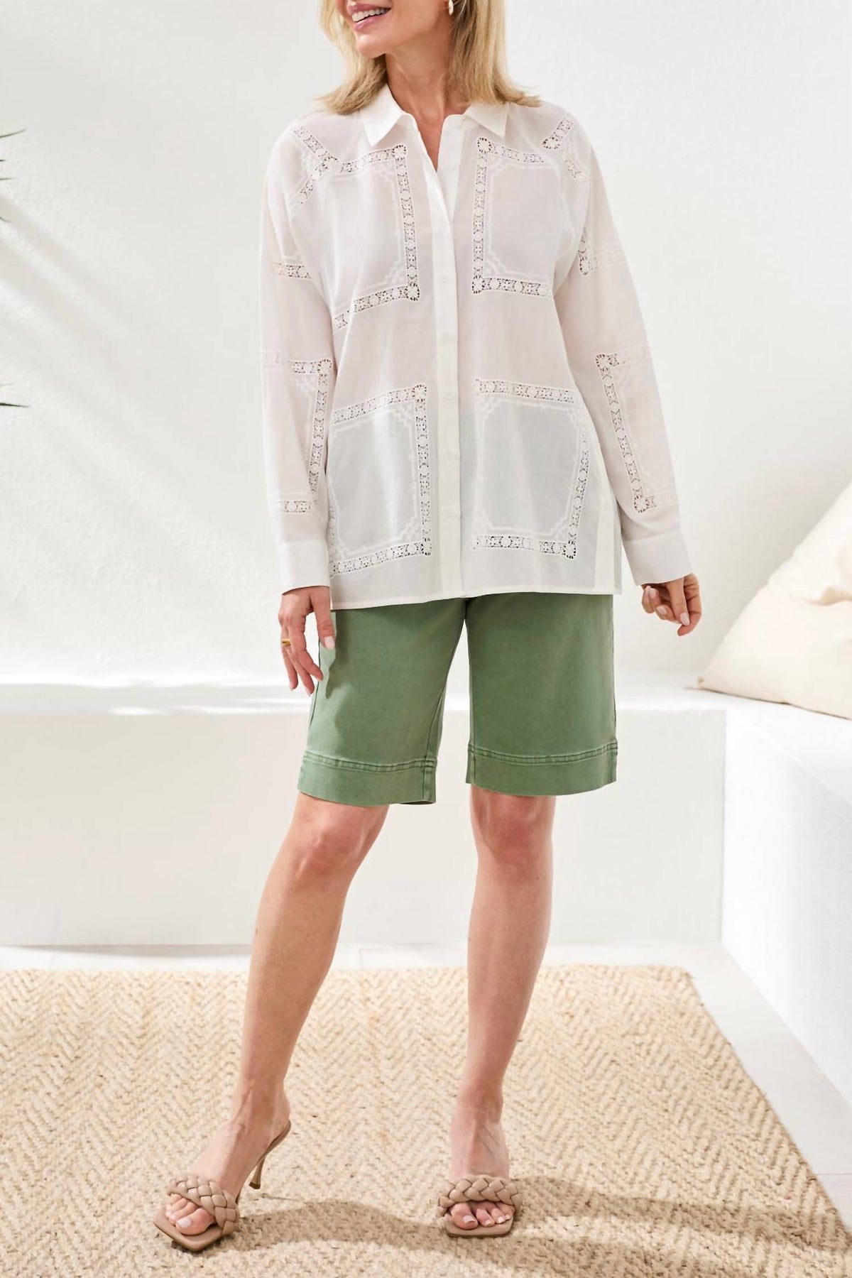 Tribal - Front Pocket Blouse