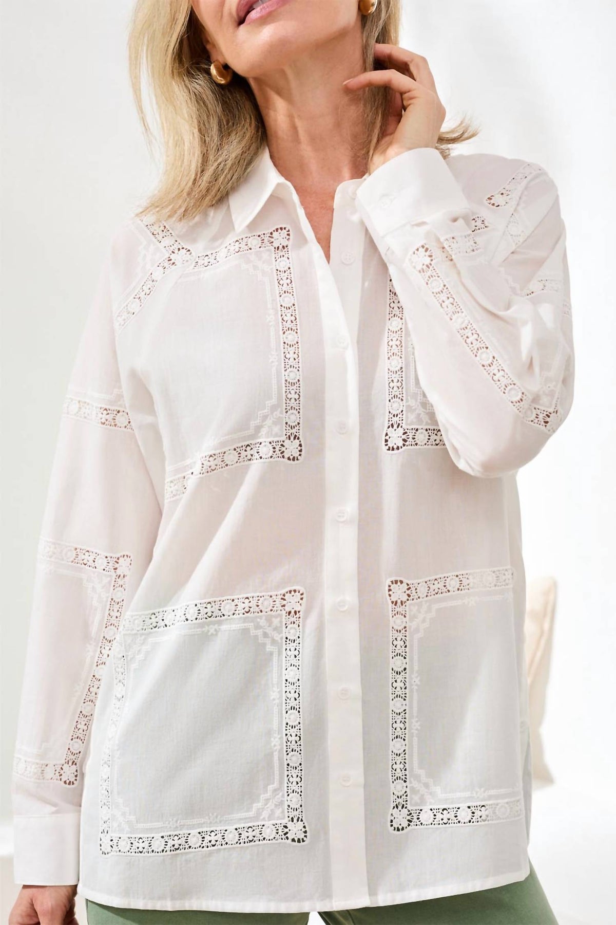 Tribal - Front Pocket Blouse