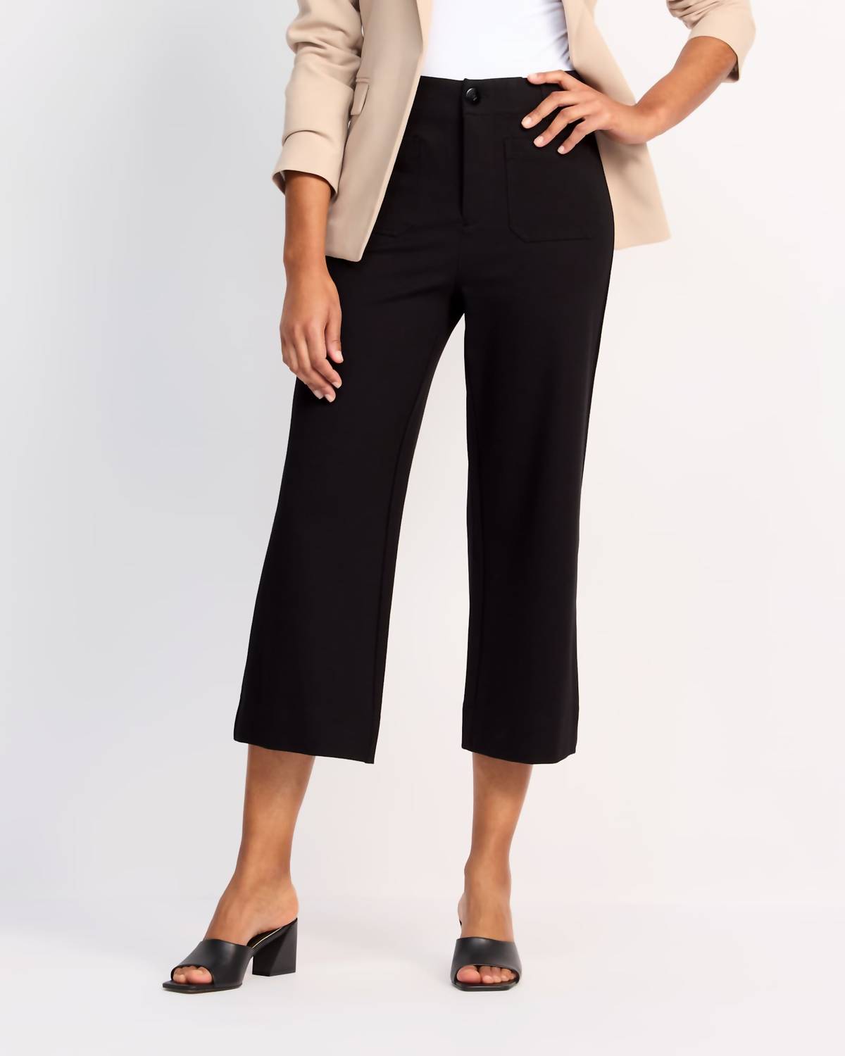 Tribal - High Rise Fly Front Capri Pant