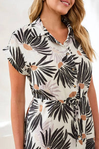 Tribal - Lined Shirt Mini Dress
