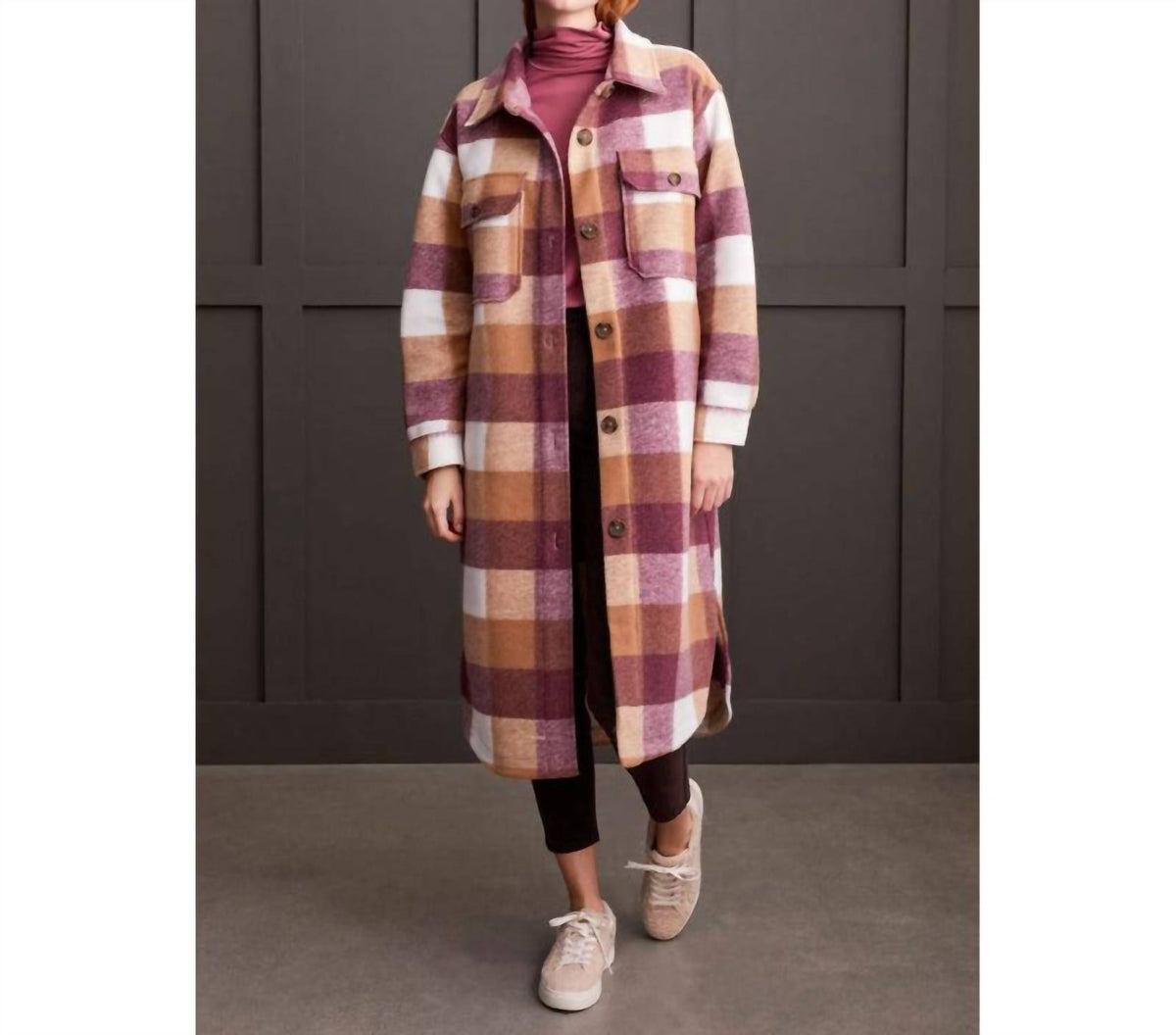 Tribal - Long Knit Shacket