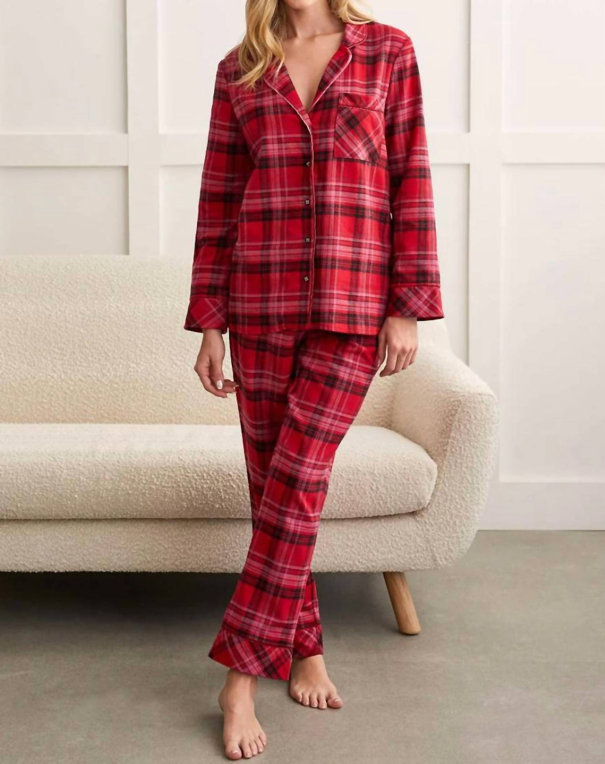 Tribal - Plaid Pajama Set