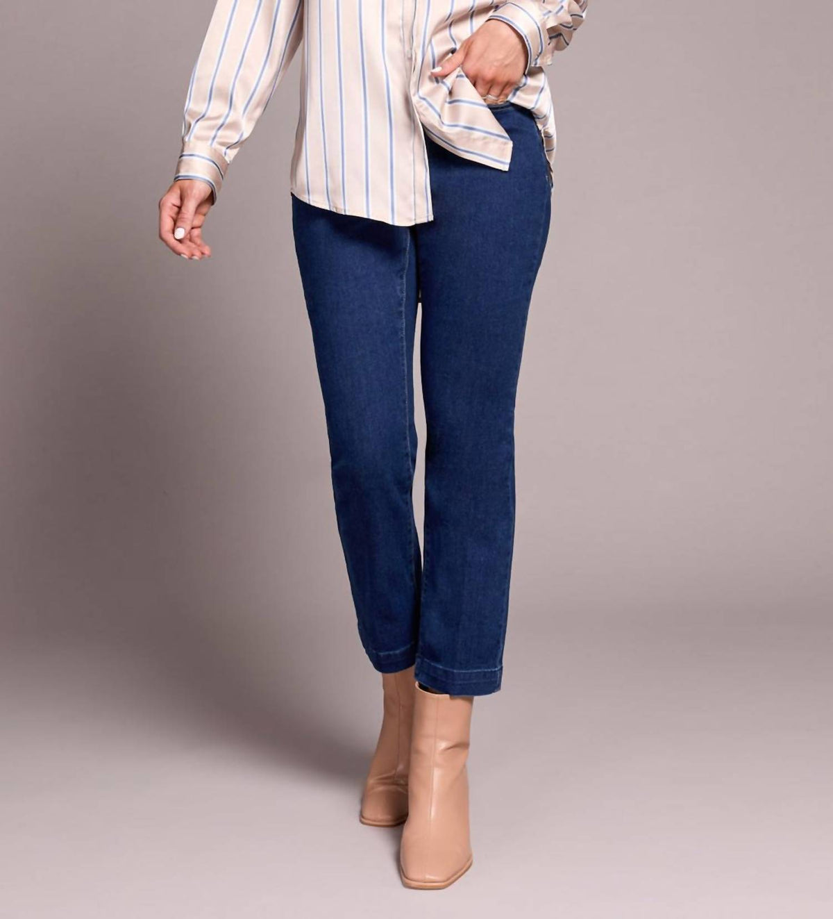 Tribal - Printed Satin Collared Shirt