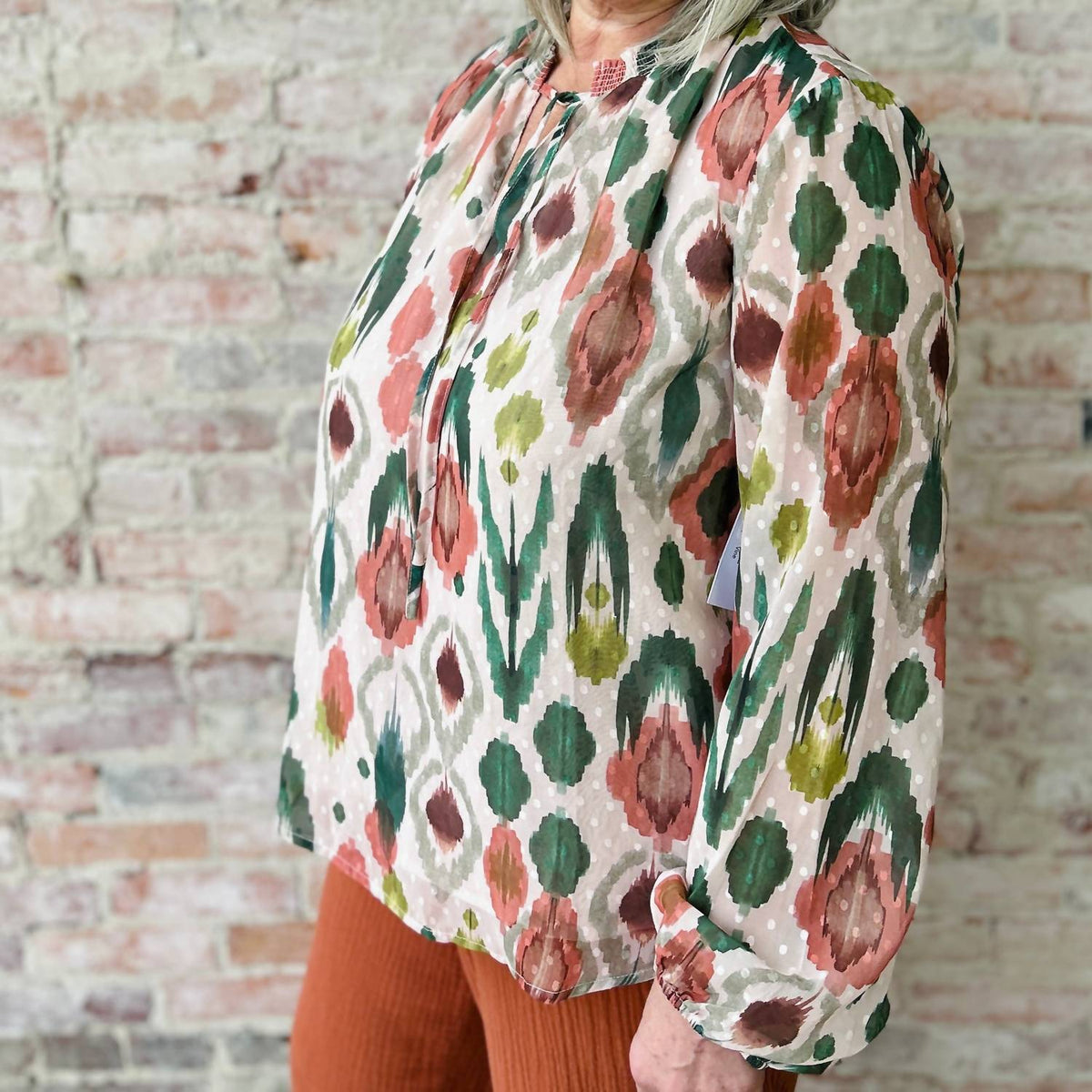 Tribal - Puff Sleeve Blouse