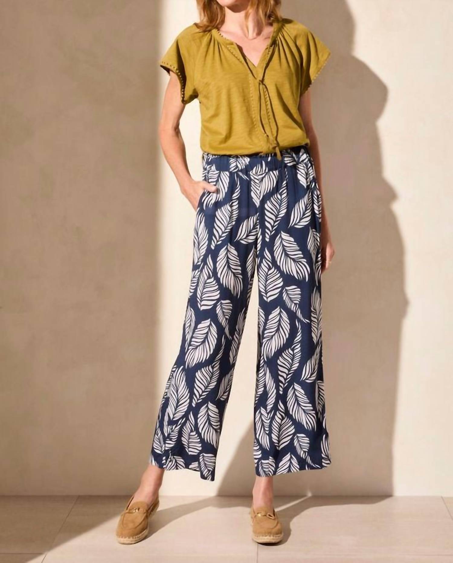 Tribal - Pull - on Ankle Pants - ankle - blue - clothing