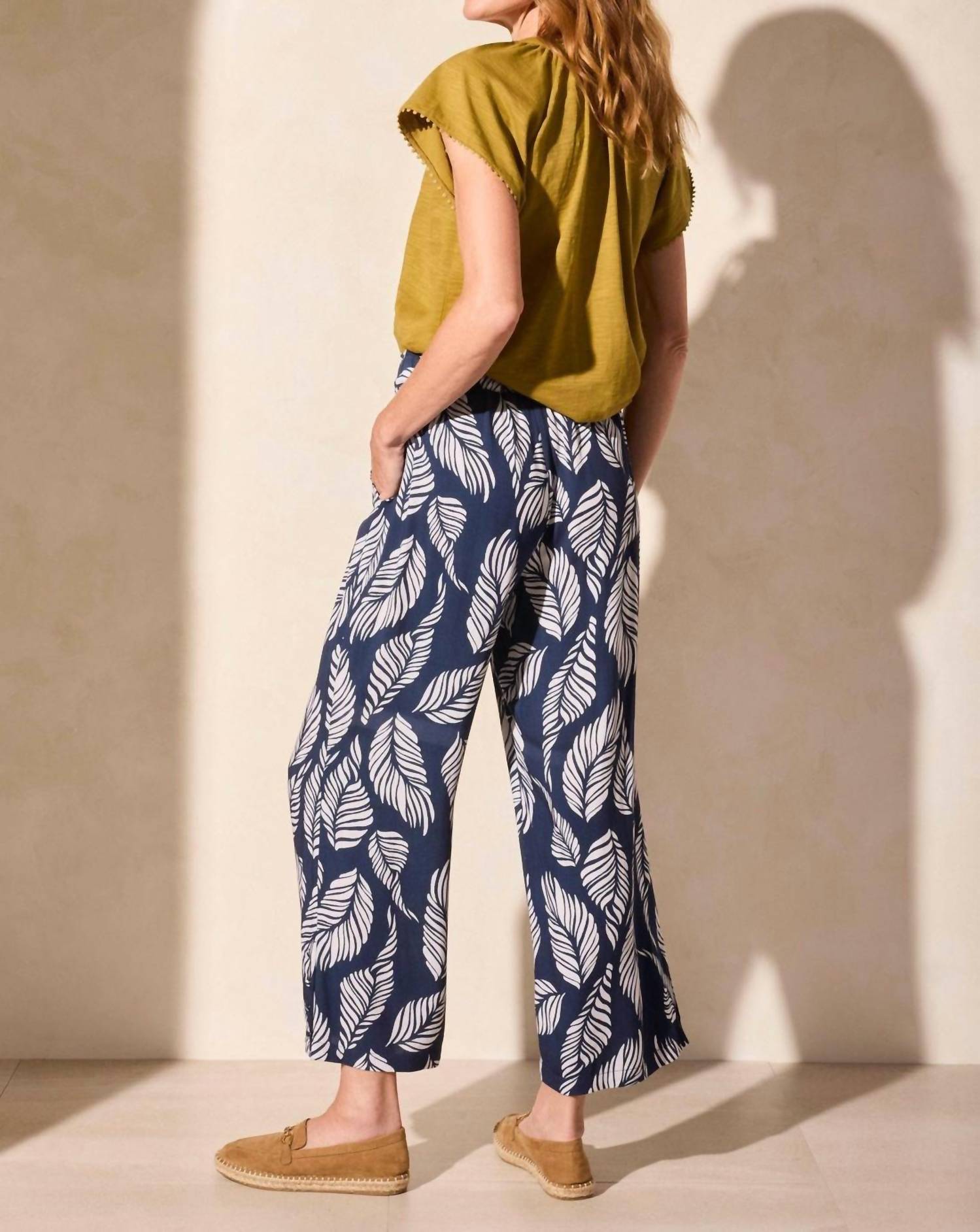 Tribal - Pull - on Ankle Pants - ankle - blue - clothing