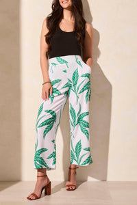 Tribal - Pull-on Ankle Pants With Pleats