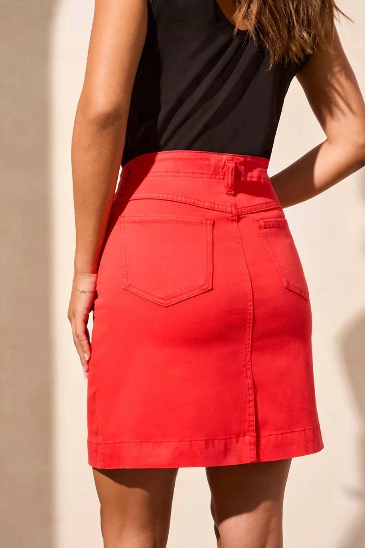 Tribal - Pull On Denim Skort