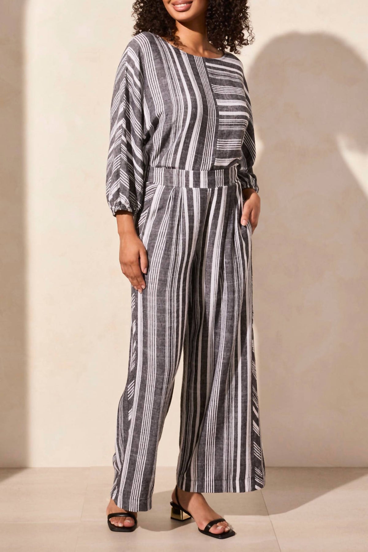 Tribal - PULL ON FLOWY WIDE PANT