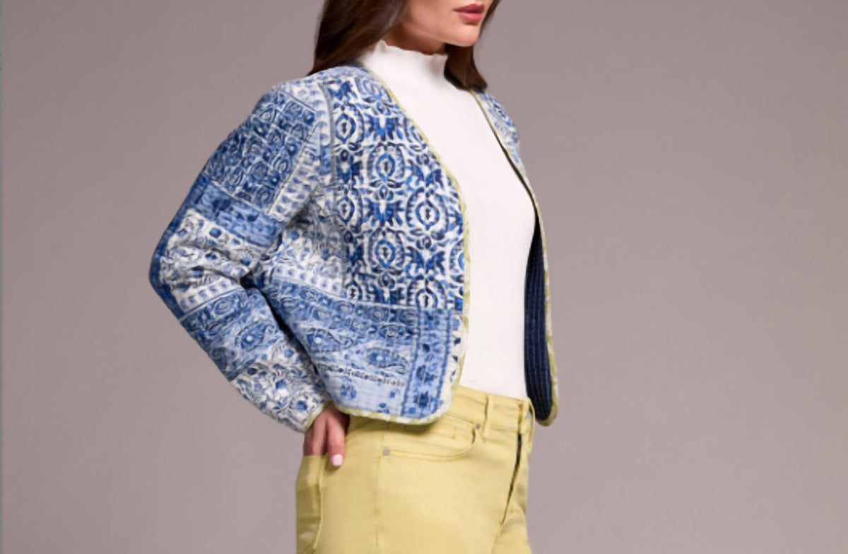 Tribal - Quilted Cotton Patchwork Reversible Jacket