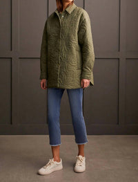 Tribal - Quilted Snap Front Shacket