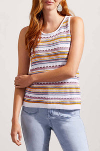 Tribal - Racer Back Tank - clothing - cotton - patterned