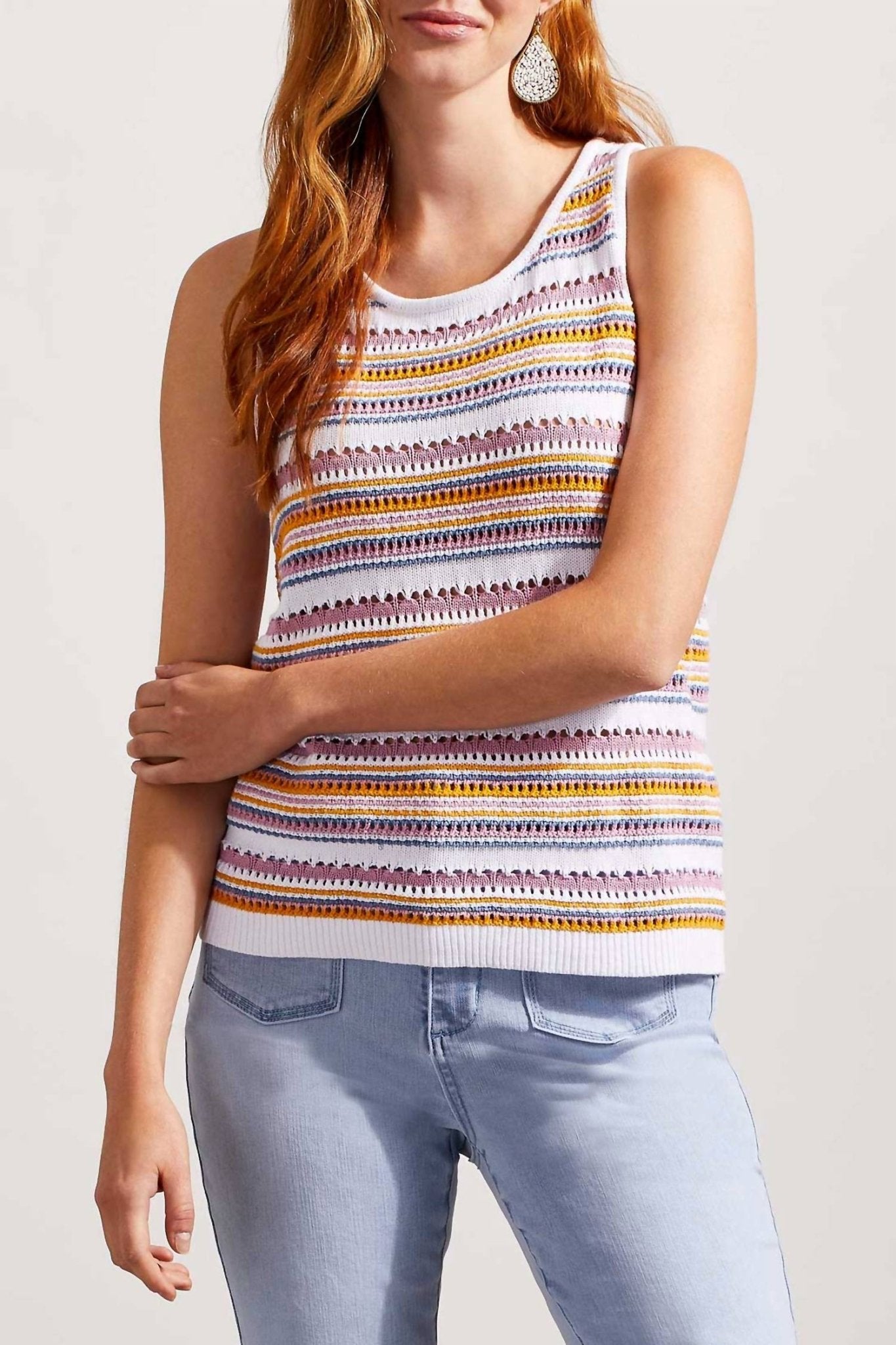 Tribal - Racer Back Tank - clothing - cotton - patterned