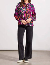 Tribal - Raglan Sleeve Blouse - blouses - clothing - patterned
