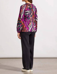 Tribal - Raglan Sleeve Blouse - blouses - clothing - patterned