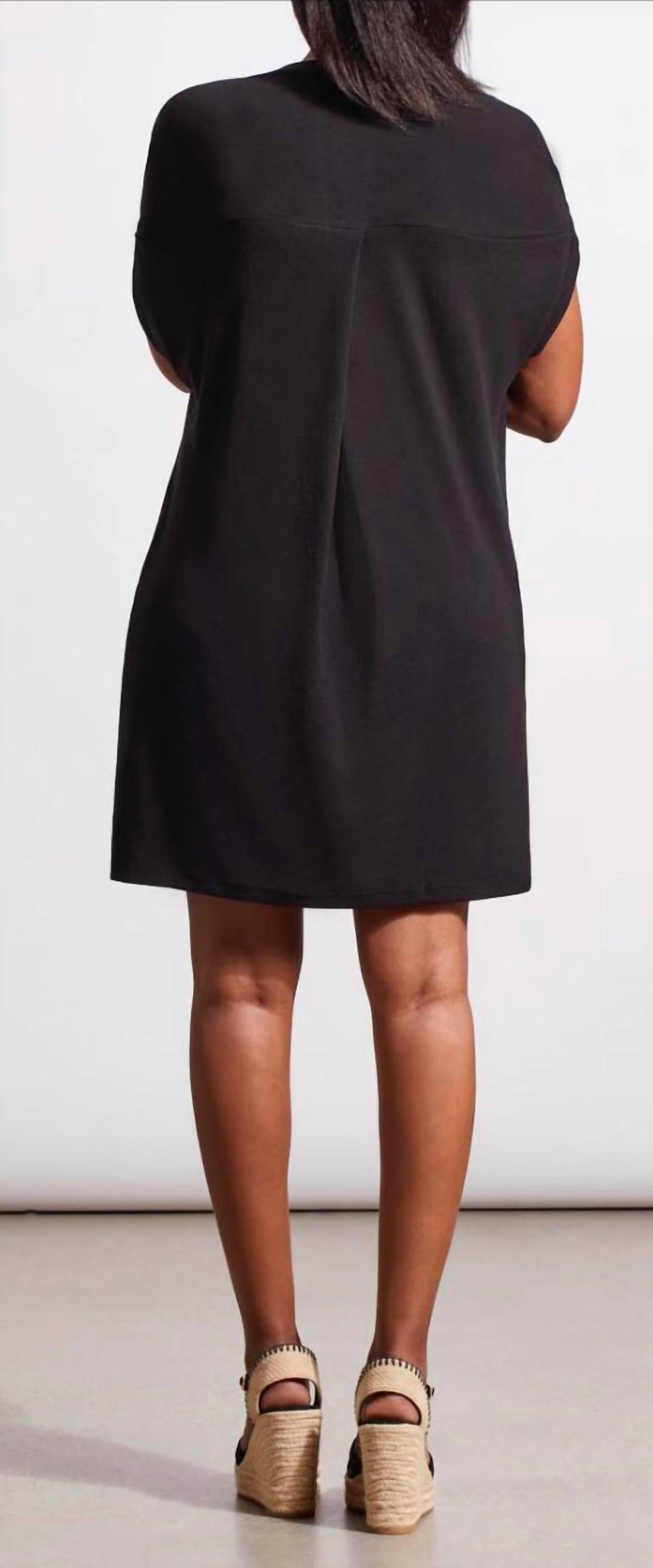 Tribal - Shift Knit Dress - black - clothing - dresses