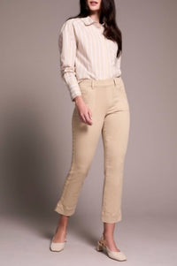 Tribal - Side Leg Tape Pull On Ankle Pants