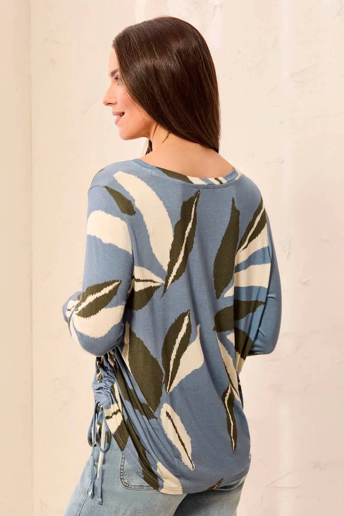 Tribal - Side Tie Ruching Tee