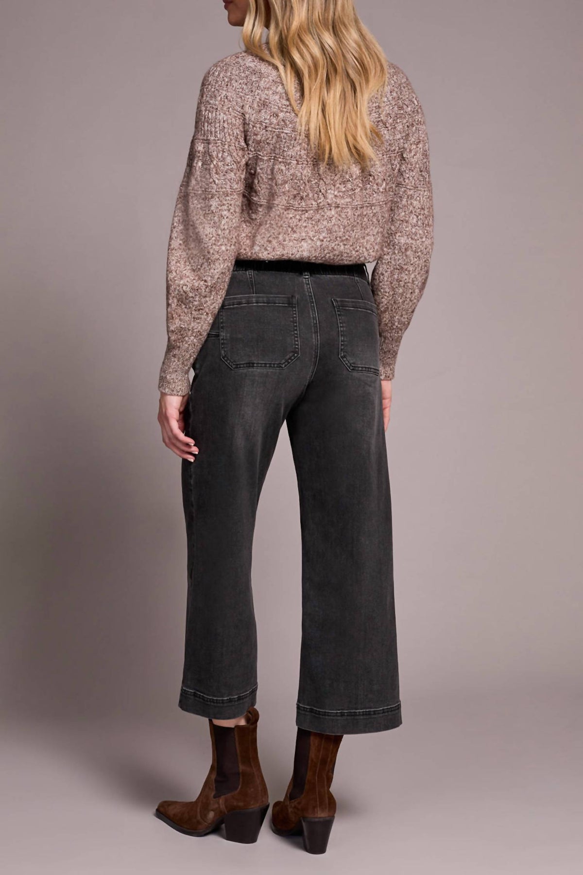Tribal - Sophia Wide Crop Jeans