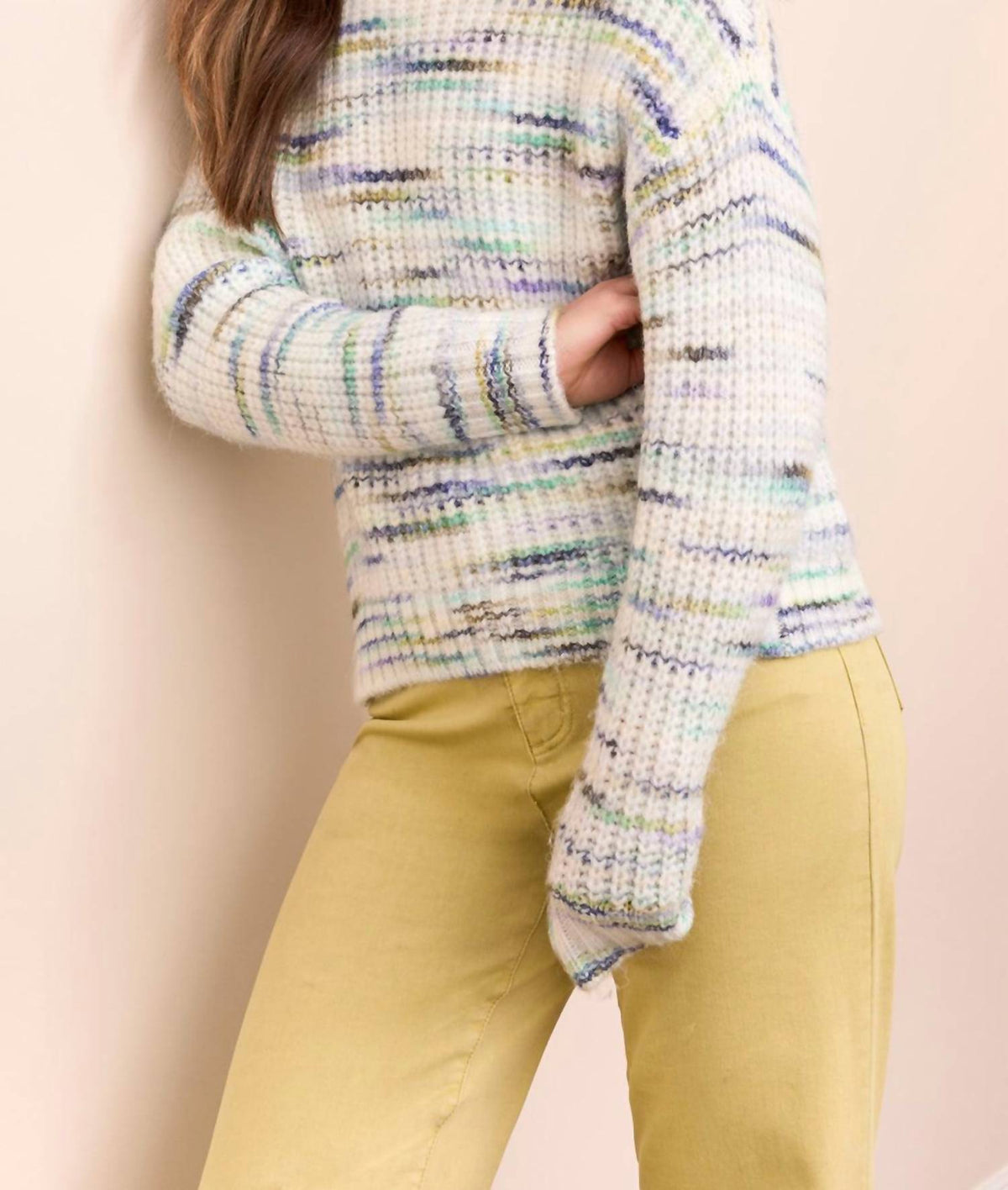 Tribal - Space Dye Turtle Neck Sweater