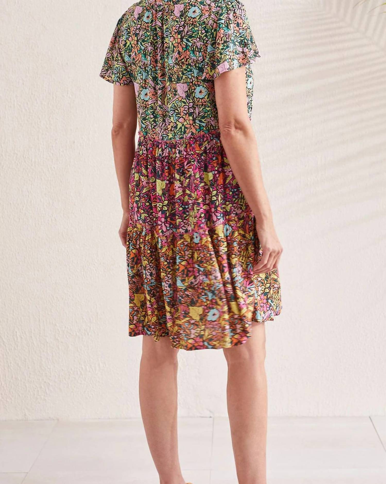 Tribal - Tiered Dress With Lining - clothing - collection:vacationdresses(Auto) - dresses