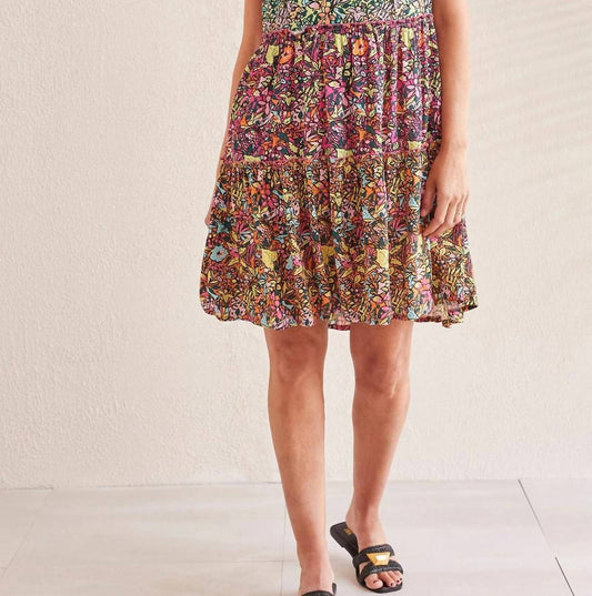 Tribal - Tiered Dress With Lining - clothing - collection:vacationdresses(Auto) - dresses