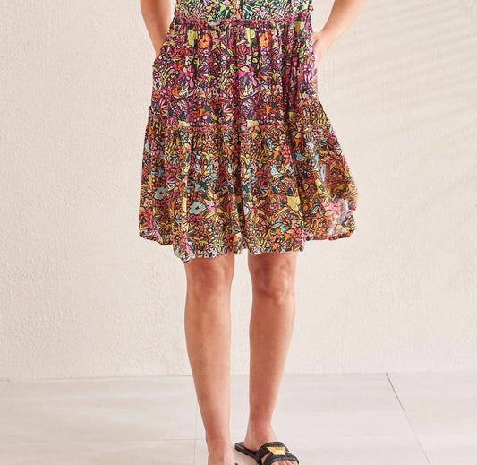 Tribal - Tiered Dress With Lining - clothing - collection:vacationdresses(Auto) - dresses