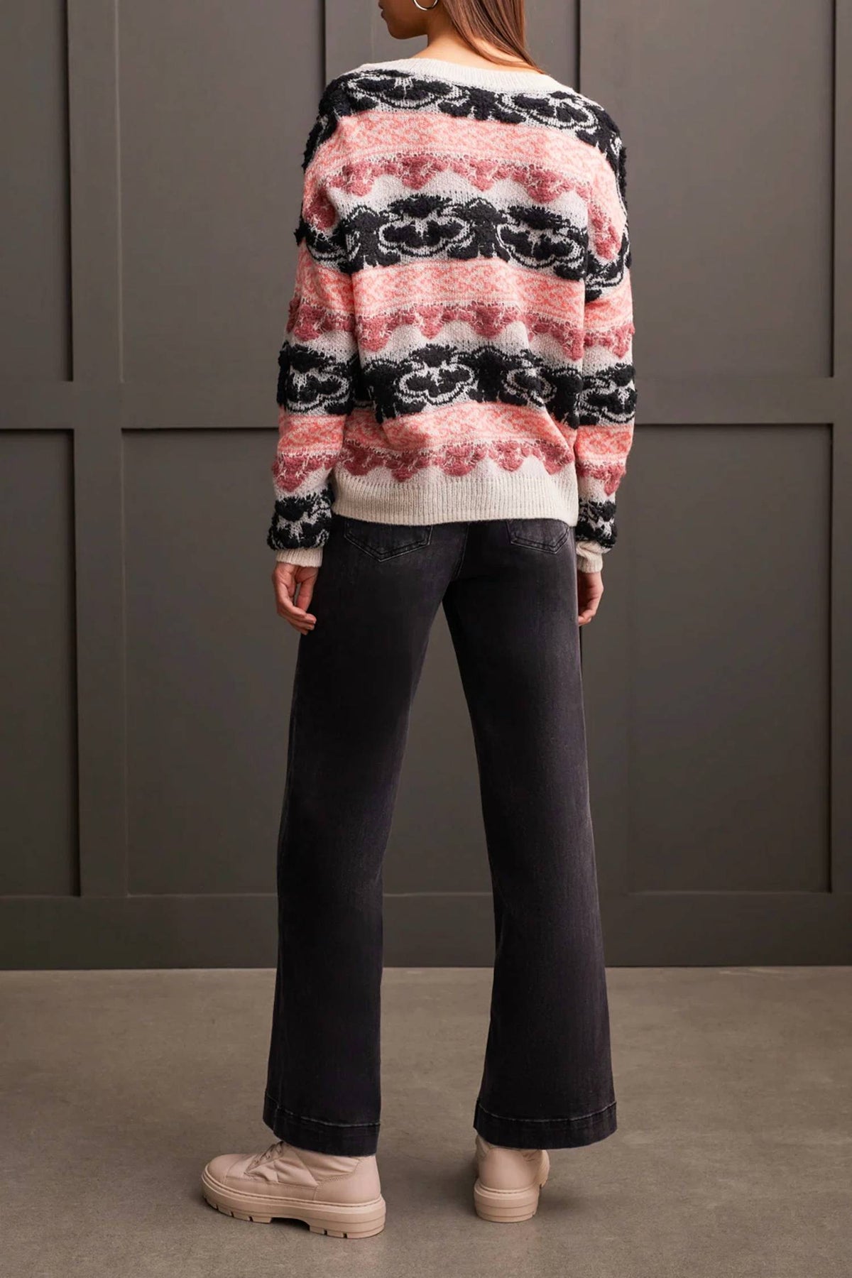 Tribal - V Neck Sweater