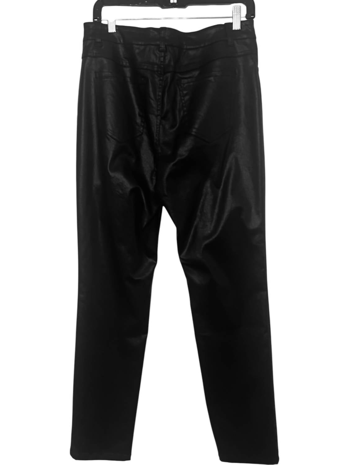 Tribal - Women's Leather Pants - ankle - black - clothing