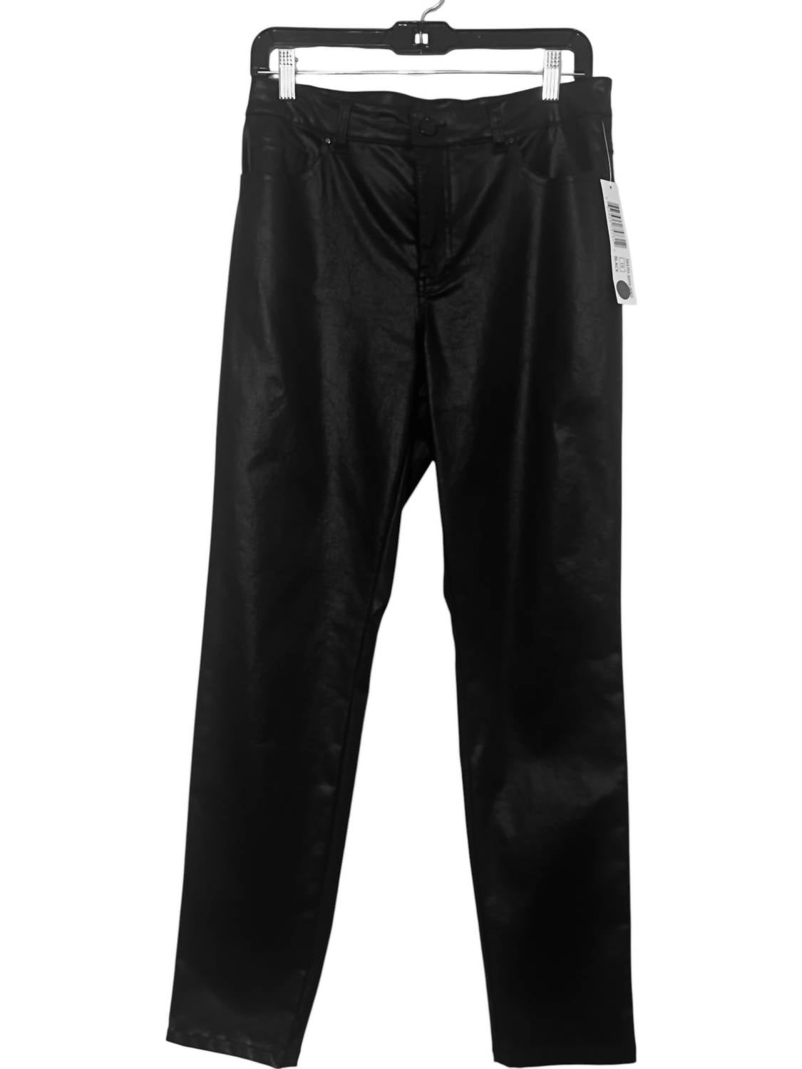 Tribal - Women's Leather Pants - ankle - black - clothing