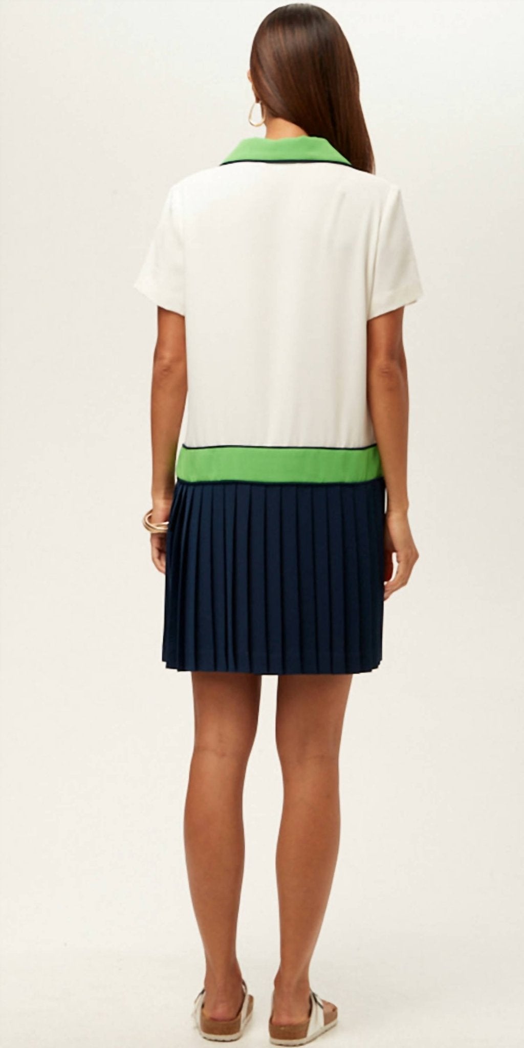 Trina Turk - Racquet 2 Colorblocked Drop Waist Dress - clothing - collection:Graddresses(Auto) - dresses