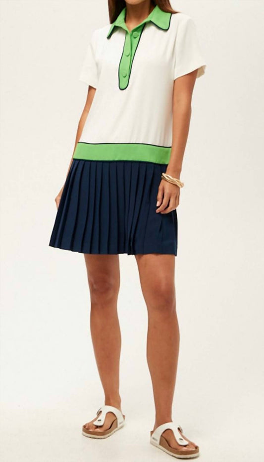 Trina Turk - Racquet 2 Colorblocked Drop Waist Dress - clothing - collection:Graddresses(Auto) - dresses