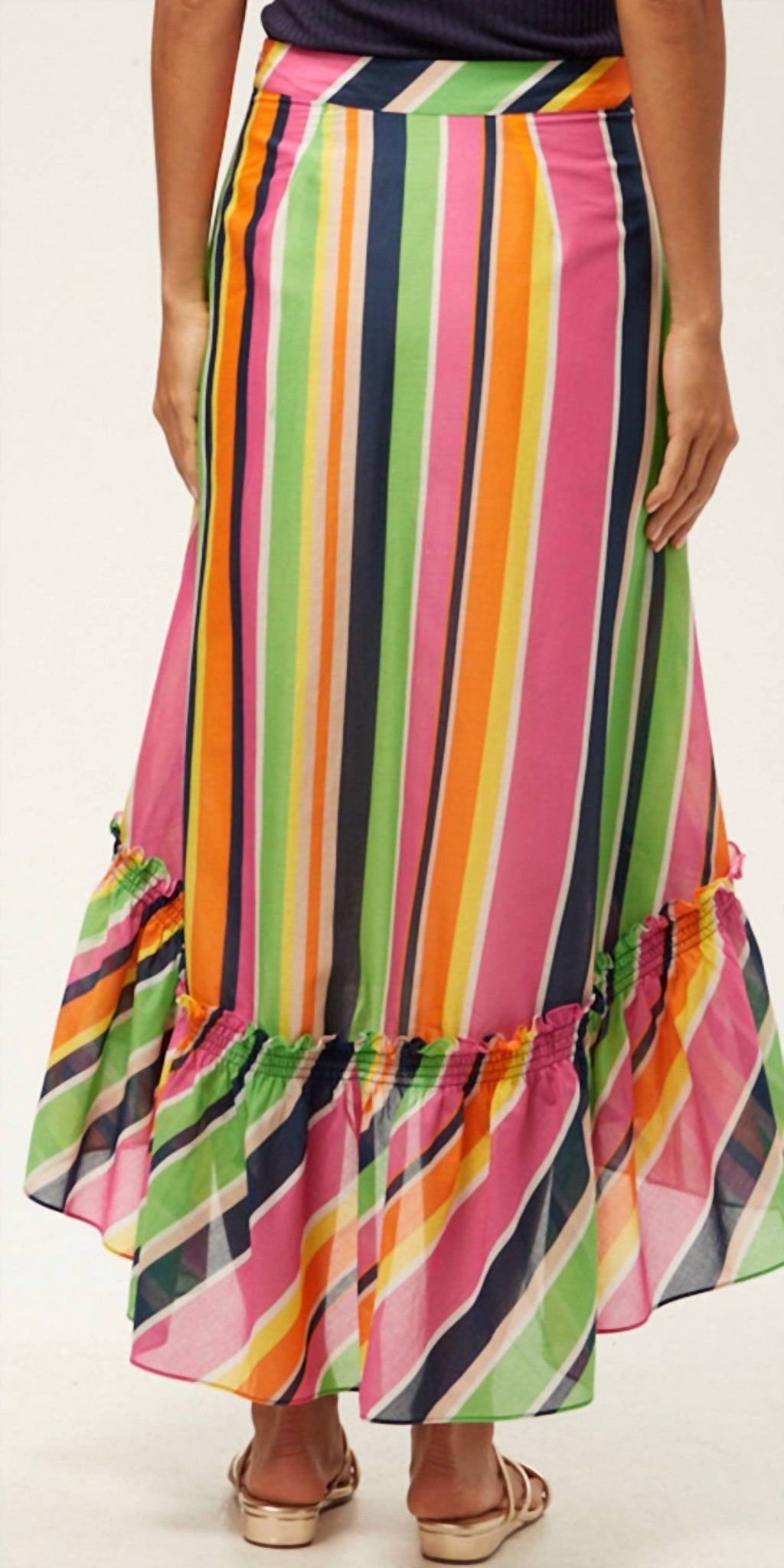 Trina Turk - Rosamund 2 High - low Skirt - clothing - cotton - green