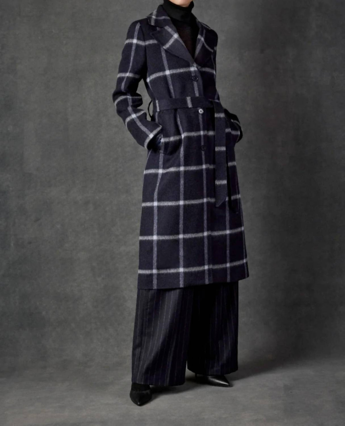 Triona - Erin Belted Long Coat