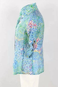 Trisha Tyler - Monet blouse - blouses - blue - clothing