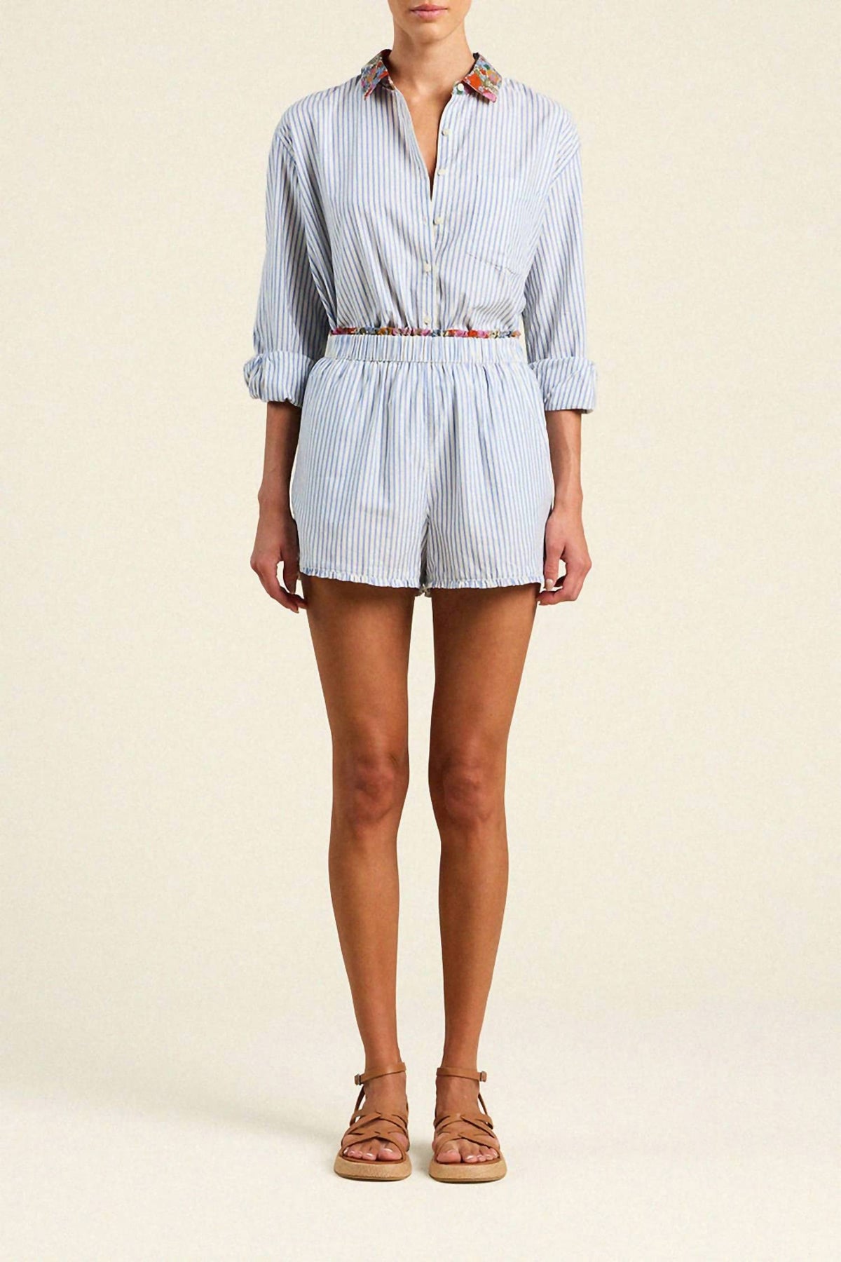 Trovata - Lucille Stripe Pull-on Short