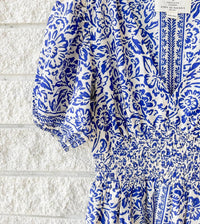 Trovata - Sonia Dress - blue - clothing - cotton - blend