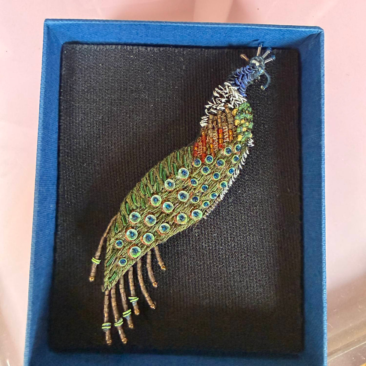 Trovelore - Indian Peacock Brooch