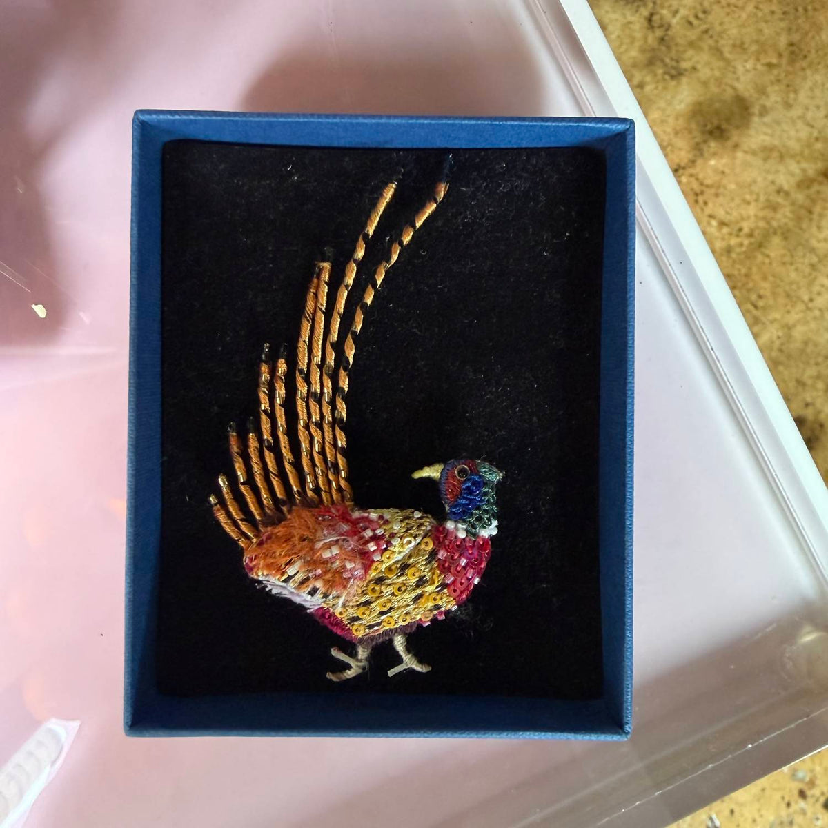 Trovelore - Ring Necked Pheasant Brooch