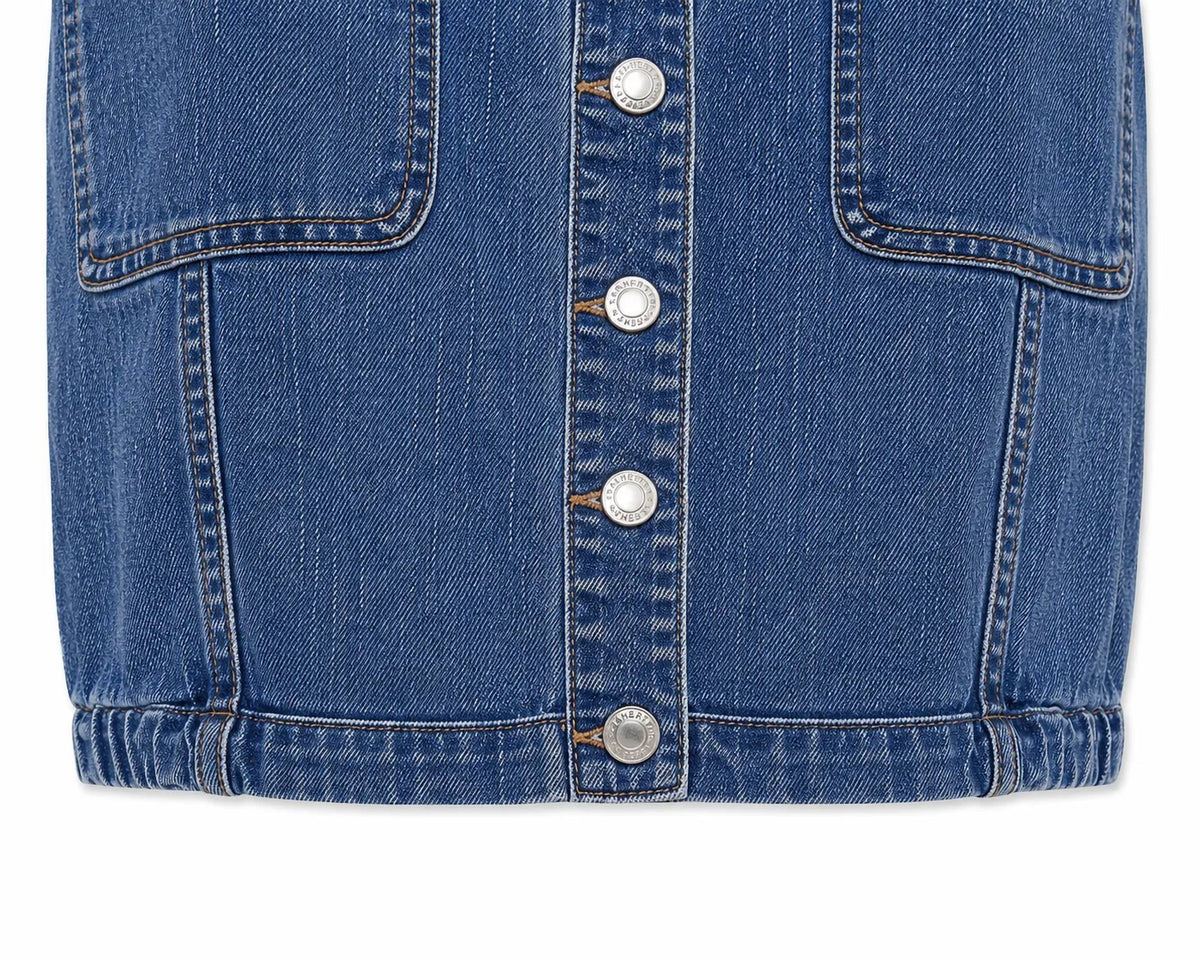 Tru Luxe - Button Front Short Sleeve Top