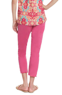 Tru Luxe - Crop Step Fray Hem Jeans