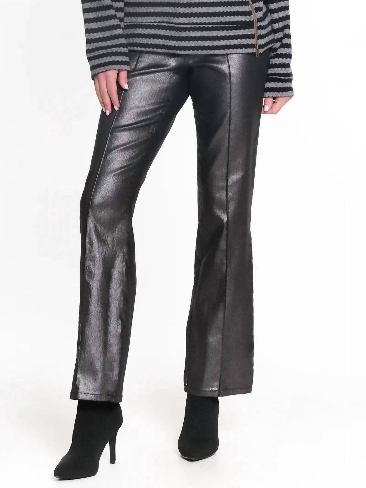 Tru Luxe - Foil Printed Bootcut Jean