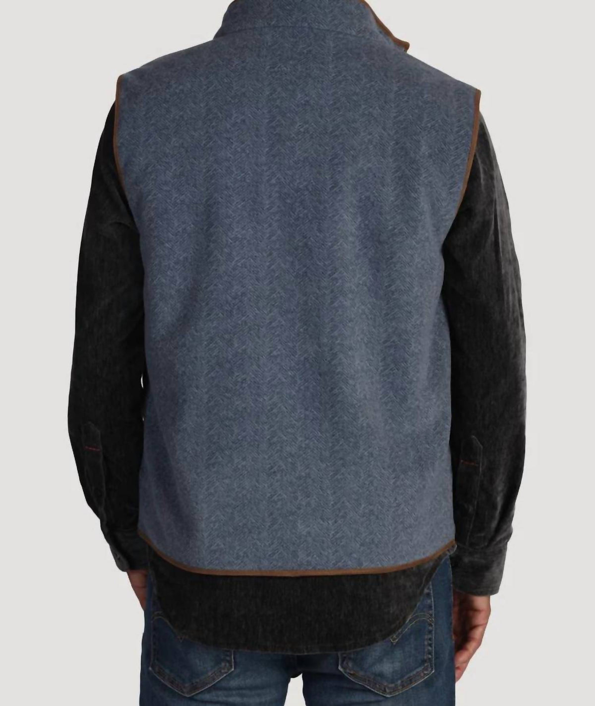 True Grit - Herringbone Zip Vest