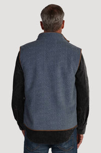 True Grit - Herringbone Zip Vest