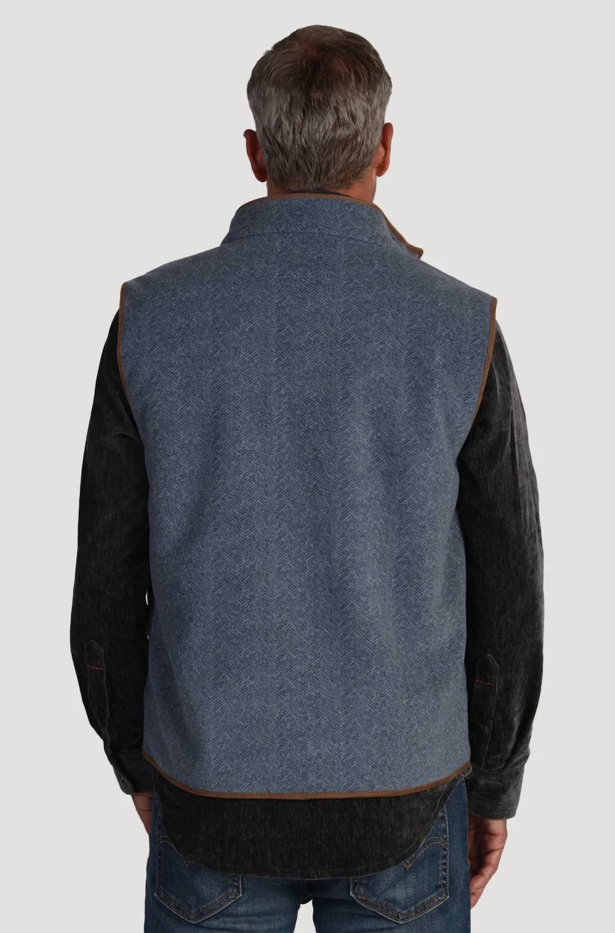True Grit - Herringbone Zip Vest