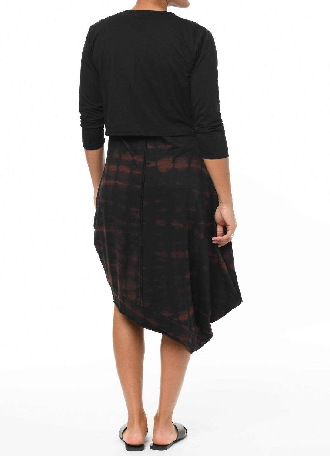 Tulip Clothing - 3/4 Sleeve Shrug - black - clothing - cotton - blend