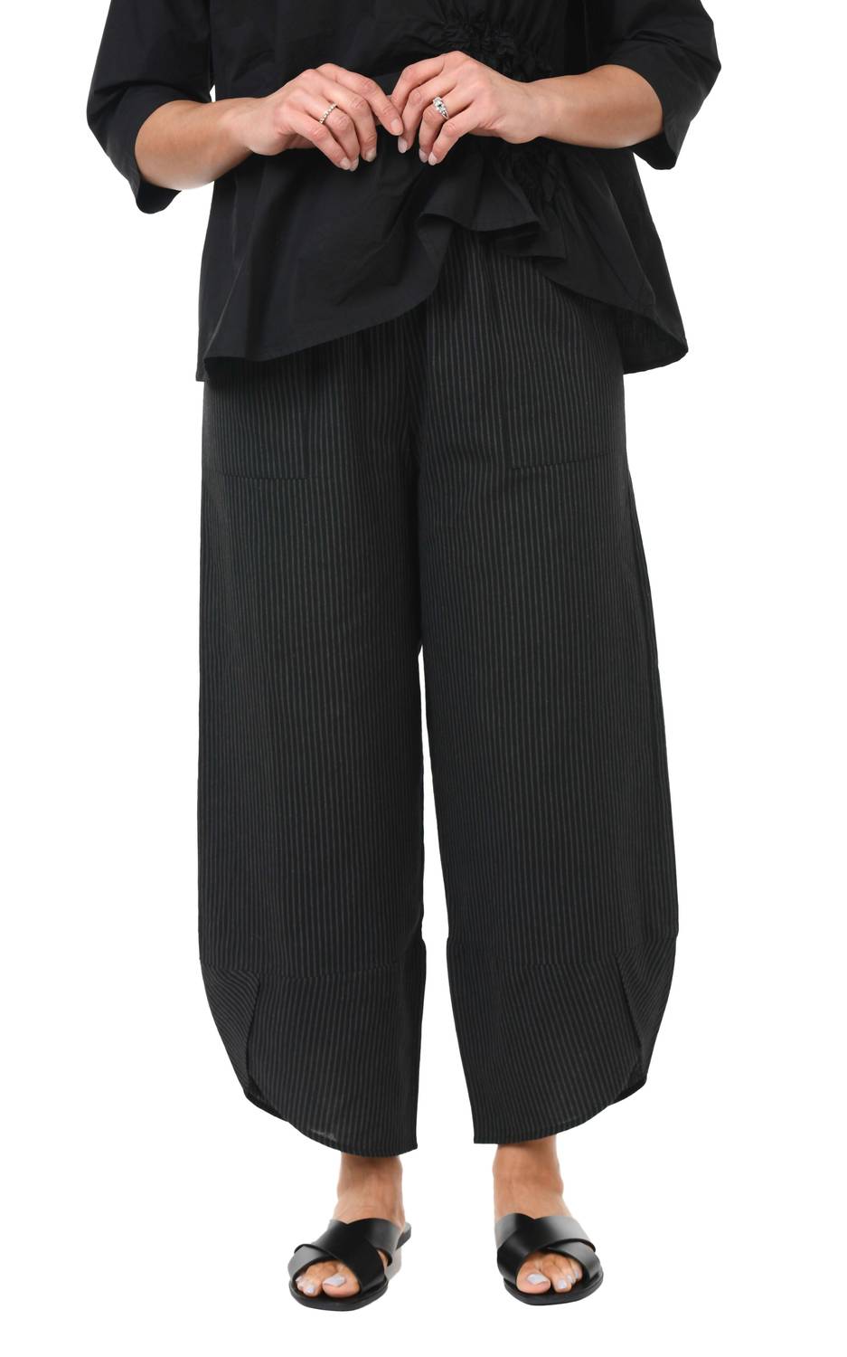 Tulip Clothing - Ariana Pant - black - clothing - cotton