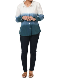 Tulip Clothing - Brynn Buton Down Shirt - blue - button - down - shirts - clothing