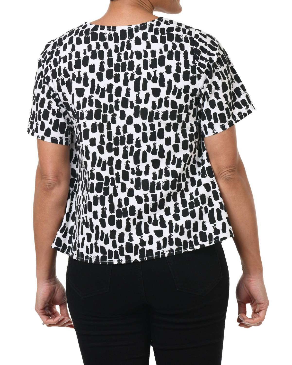 Tulip Clothing - Carmella Pullover Top - black - blouses - clothing
