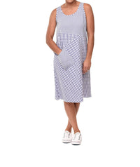 Tulip Clothing - Dawson Dress - blue - clothing - cotton